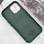 Шкіряний чохол Epik Leather Case AAA with MagSafe and Animation для Apple iPhone 15, 6.1 Green - мініатюра 3