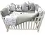 Дитячий набір Moontime у ліжечко "Овечки" - мініатюра 1