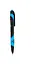 Ручка автоматична FINE 1008/С 37083 Vinson 1мм, кулькова синя (6900067370839) - мініатюра 4
