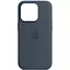 Чохол Silicone case AAA with Magsafe and Animation для Apple iPhone 14 Pro Max 6.7 Синій/Storm Blue - мініатюра 3