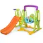 Детская горка-качели Bambi HF-H002 пластик, с баскетбольным кольцом - миниатюра 1