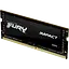 Оперативна пам'ять Kingston Fury 16GB SODIMM DDR4 3200MHz Impact Black (KF432S20IB/16) - мініатюра 1