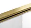 Шторка для ванни Rea Agat-2 100 brushed gold складана REA-K9777, Універсальна, прозорий, золотий - мініатюра 4