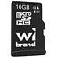 Карта памяти Wibrand microSDHC, 16Gb, Class10 UHS-I U1, без адаптера (WICDHU1/16GB) - миниатюра 1