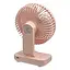Вентилятор настольный беспроводной GXQC D606 розовый - миниатюра 5