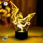 Нічник-світильник 3D Дракон 2 3DTOYSLAMP 25х17 см osv0001343 - мініатюра 1