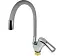 Змішувач для кухні Zegor YUB4-F181GY гнучкий силіконовий вилив Сірий 30412 - мініатюра 1