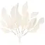 Декоративная ветка 25 см Искусственные материалы для декора и флористики Белый - миниатюра 1