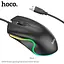 Комп'ютерна Миша HOCO GM19 Enjoy gaming luminous wiчервоний mouse Чорна - мініатюра 5