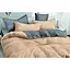 Комплект постельного белья Versailles VS-BM2.5-204 евро микрофибра графитово-бежевый (147131) - миниатюра 1