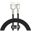 Кабель Baseus Cafule Series Metal Data Cable USB to Lightning 2.4A 2 м Чорний - мініатюра 1