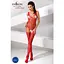 Бодистокинг Passion BS051 комбинезон имитация чулок и боди S/M/L red - миниатюра 2