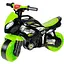Мотоцикл - толокарь ТехноК с музыкальным рулем зеленый с черным - миниатюра 1