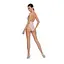 Бодистокинг с декольте Passion BS088 white имитация корсетной шнуровки One size - миниатюра 2