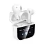 Беспроводные наушники с интеллектуальным дисплеем на кейсе HOCO EW89 Белый  - миниатюра 3