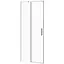 Душові двері Cersanit Moduo на завісах ліві 800x195 S162-003, Ліва, прозорий, хром - мініатюра 1