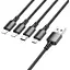 Кабель Borofone BX72 4 в 1 USB Lightning / Lightning / Micro USB / Type-C 2A 1 м - мініатюра 1