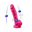 Вибратор Silexd Dildo Model 1 Size 8" LRS, 20 см (розовый) - миниатюра 4