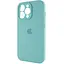 Чохол Epik Silicone Case Full Camera Protective AA для Apple iPhone 13 Pro Max 6.7 Бірюзовий/Marine Green - мініатюра 3
