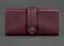 Шкіряне жіноче портмоне 3.0 бордове Krast - мініатюра 1