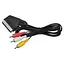 Шнур штекер Скарт 3RCA IN професійний кабель діам 7 мм 1.5 ма - мініатюра 1