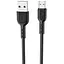 Кабель Hoco X33 Micro 4A Surge flash charging data cable Чорний - мініатюра 1