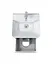 Тумба Мойдодир Unik 50-A Білий з умивальником Vivace 50 Білий - мініатюра 5