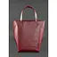 Шкіряна жіноча сумка шоппер D.D. бордова - мініатюра 1