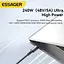 Кабель Essager Sunset Type C to Type C 240W Data cable 2 м Dark Grey (EXCTT3-CGA0G-P) - миниатюра 8