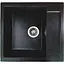 Гранітна кухонна мийка Romzha Janta 52 Antracit (902) з крилом - мініатюра 1