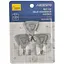 Набор крючков Ardesto Треугольник на липучке пластик 3 шт. серый (ARHC2803TG) - миниатюра 1