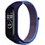 Ремешок Epik Nylon New для Xiaomi Mi Band 3/4/5/6/7 Navy Blue / Azure - миниатюра 1