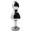 Металева анальна пробка Wooomy Lollypop Double Ball Metal Plug Red S діаметр 2.8 см довжина 8.5 см - мініатюра 2