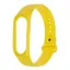 Силиконовый ремешок для Xiaomi Mi Band 3/4, 31 ярко-желтый - миниатюра 1