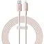 Кабель Baseus Habitat Series Fast Charging Cable USB to iP 2.4A 2 м Wheatpink - мініатюра 1