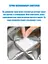 Штора для утеплення вікон на липучках Срібло H 250 x 120 см - мініатюра 10