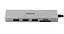Хаб - док-станция 6-в-1 USB Fenvi F-C601H Type-C 3.1 - 1xUSB 3.0 + 2xUSB 2.0 + HDMI 4K + microSD/SD кабель 12 см алюминиевый - миниатюра 1