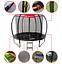 Батут із внутрішньою сіткою inSPORTline Flea PRO 244 см чорний (23878) - мініатюра 2