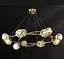 Люстра светодиодная потолочная 8816 (Золотистый) 10+5 плафонов - миниатюра 3