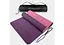 Коврик для йоги и фитнеса EasyFit TPE+TC 6 мм двухслойный + Чехол фиолетовый с розовый (EF-1924s-VP) - миниатюра 1