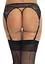 Пояс для чулок Leg Avenue Rhinestone garterbelt Black One Size - миниатюра 2