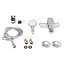 Смеситель для ванны Lidz Tani 0061 (c душевым гарнитуром) (k40) LDTAN0061CRM44963 Chrome - миниатюра 5