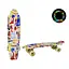 Скейт "Пенні борд" Bambi SC20415 колеса зі світлом, принт, 56 см - мініатюра 2