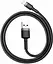 Кабель Baseus Cafule Cable Lightning USB 1.0 м 2 A Black - мініатюра 1