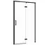 Душевые двери Cersanit Larga 120x195 R распашные профиль черный S932-126, Права, прозрачный, черный - миниатюра 1