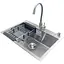 Комплект мойка + смеситель Romzha Arta U-600S (C) - миниатюра 1