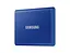 Накопичувач зовнішній SSD 2.5 USB 2.0TB Samsung T7 Indigo Blue (MU-PC2T0H/WW) - мініатюра 3