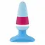 Анальна пробка FeelzToys Plugz Butt Plug 7 см (блакитний) - мініатюра 1