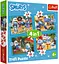 Набір Пазли - (4в1) - "Село Смурфів"/Trefl - мініатюра 1