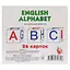 Розвиваючі міні-картки для дітей Англійський алфавіт J007y 26 карток - мініатюра 1